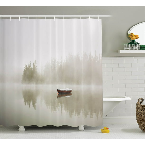 Tree Forest in Sunset Big Sky Nature Fabric Shower Curtain Digital Art Bathroom Tree Forest in Sunset Big Sky Nature Fabric Shower Curtain Digital Art Bathroom